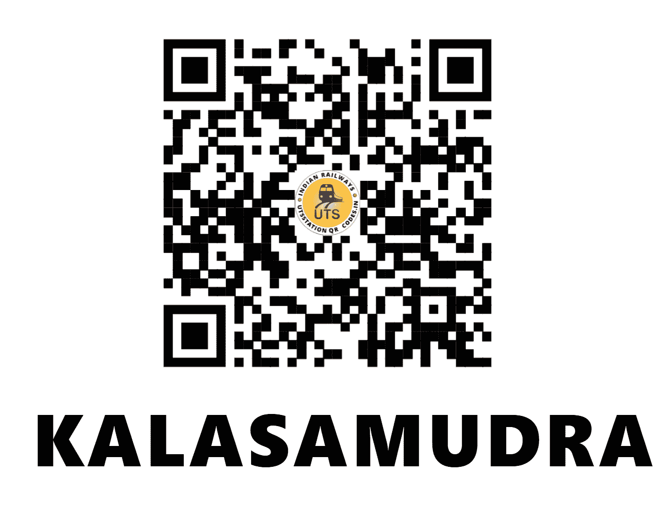 UTS QR Code for KALASAMUDRAM - KCM (SC - ANDHRA PRADESH)